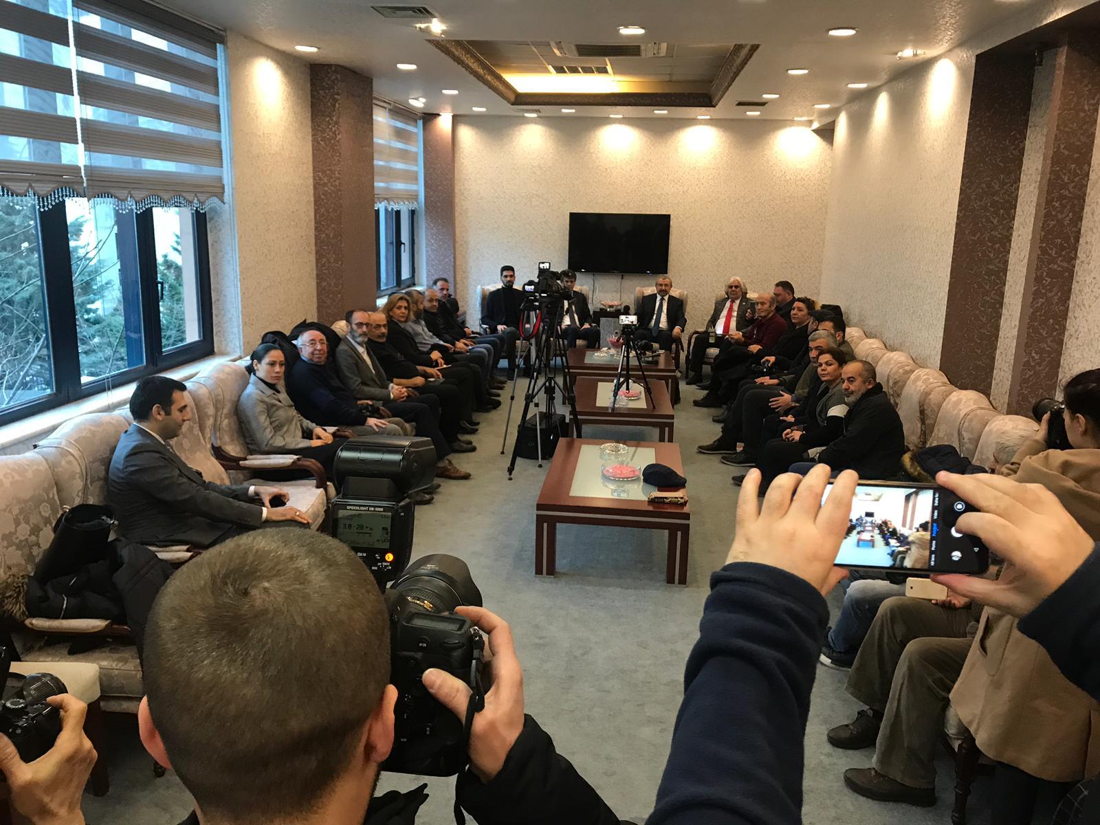 AK PARTİ ATAŞEHİR BELEDİYE BAŞKAN ADAYI İSMAİL ERDEM BASINLA BİR ARAYA GELDİ ismail erdem